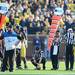 Officials measure to confirm a first down for Northwestern during the fourth quarter at Michigan Stadium on Saturday. Melanie Maxwell I AnnArbor.com